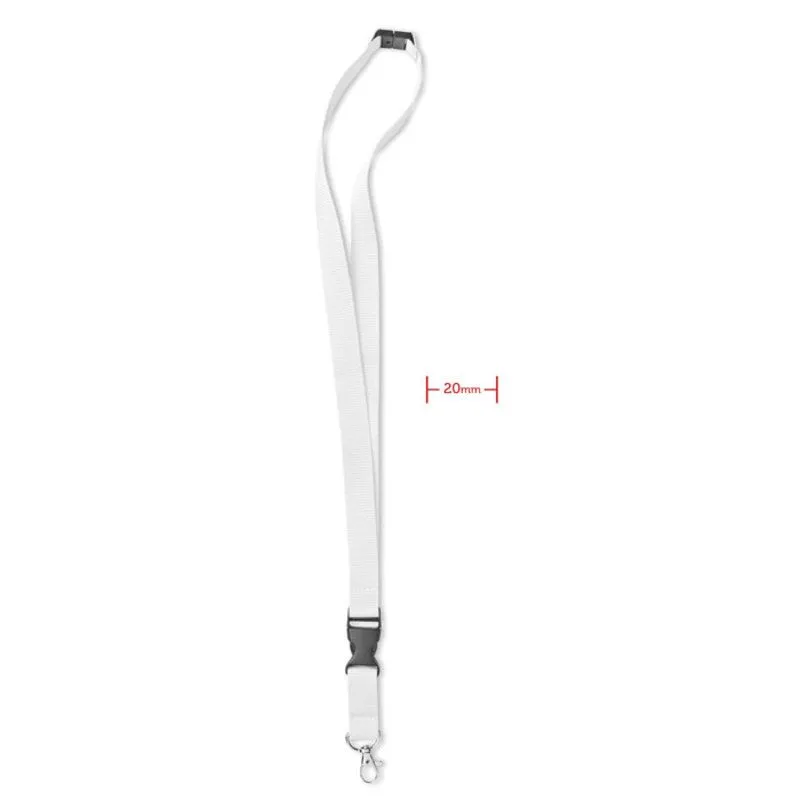 Lanyard personalizable con mosquetón metal Lany