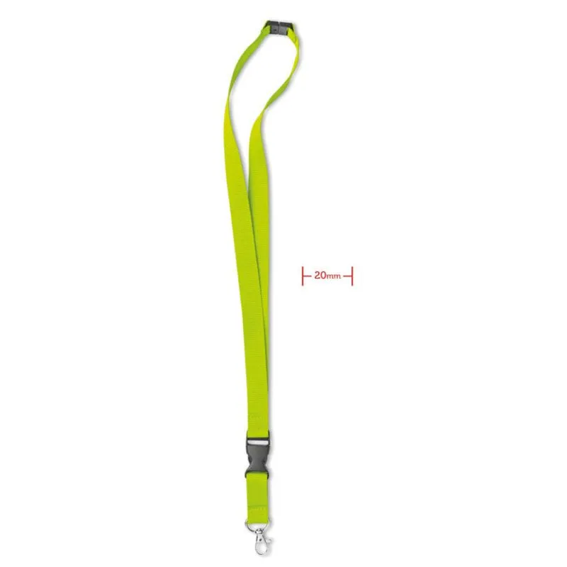 Lanyard personalizable con mosquetón metal Lany