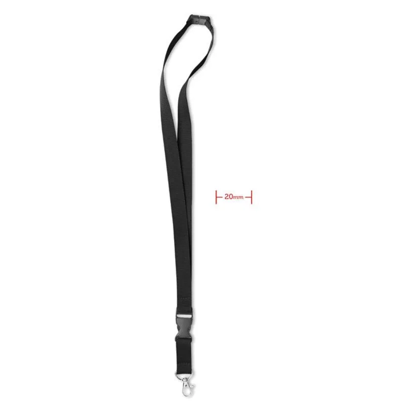 Lanyard personalizable con mosquetón metal Lany