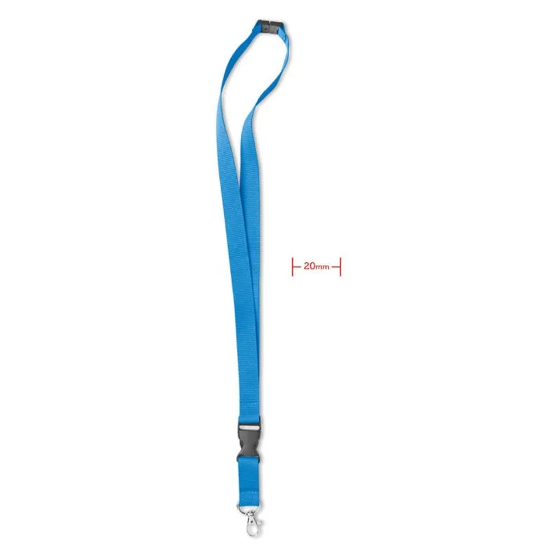 Lanyard personalizable con mosquetón metal Lany