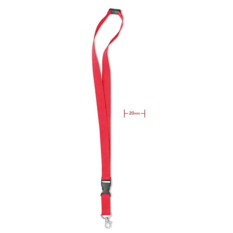 Lanyard personalizable con mosquetón metal Lany