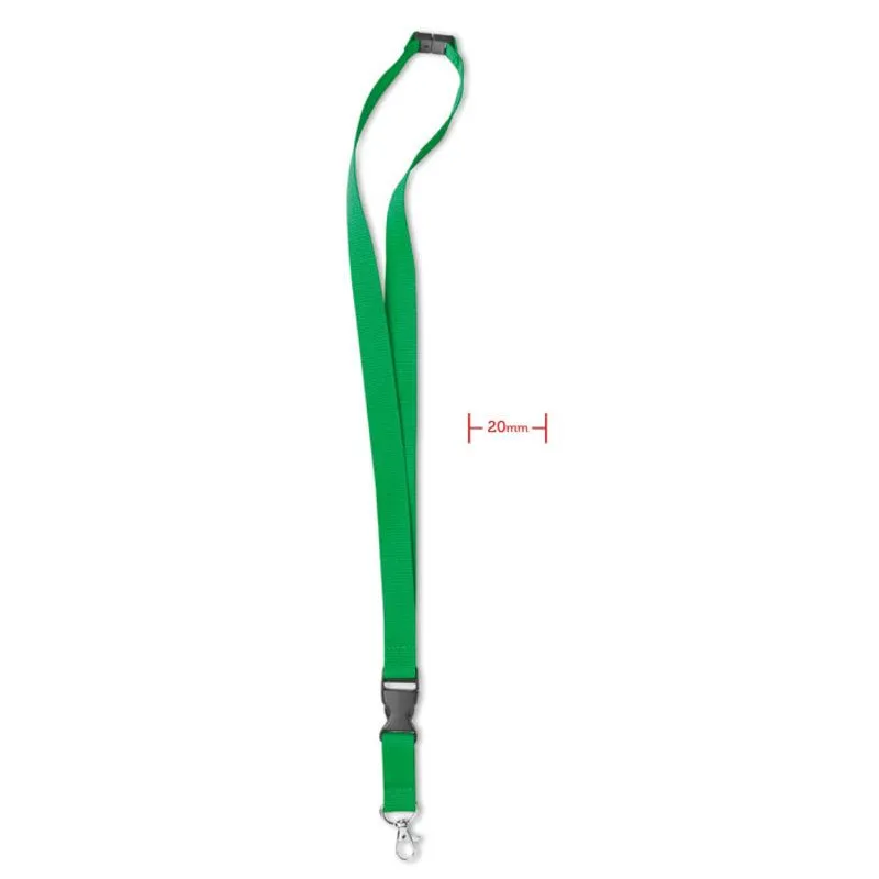 Lanyard personalizable con mosquetón metal Lany