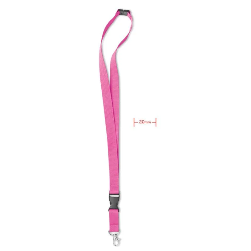 Lanyard personalizable con mosquetón metal Lany