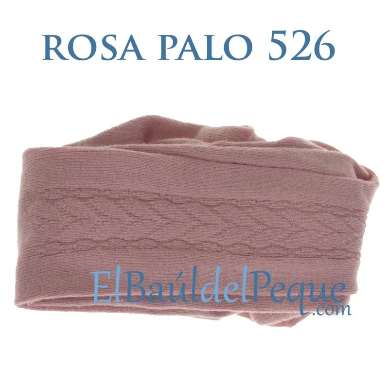 Leotardo Labrado Lateral Rosa Palo 526 de Cóndor