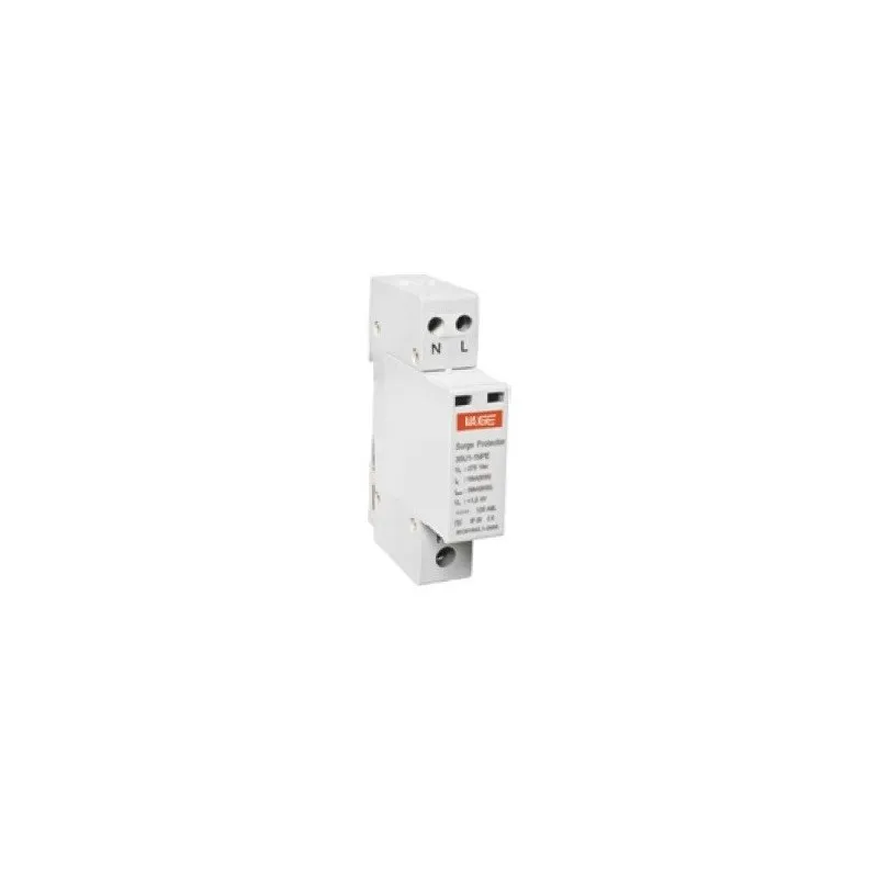 Limitador de sobretensiones. Residencial Tipo 2. 1P+N Clase C 30kA, 15kA, 1.2kV