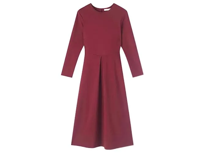 Lk Bennett Vestido burdeos 