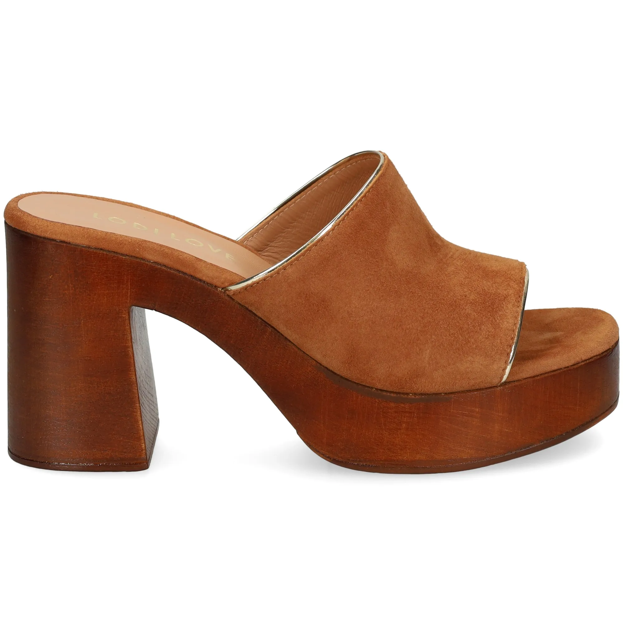 LODI Sandalias con plataforma de Mujer ANTE CUERO
