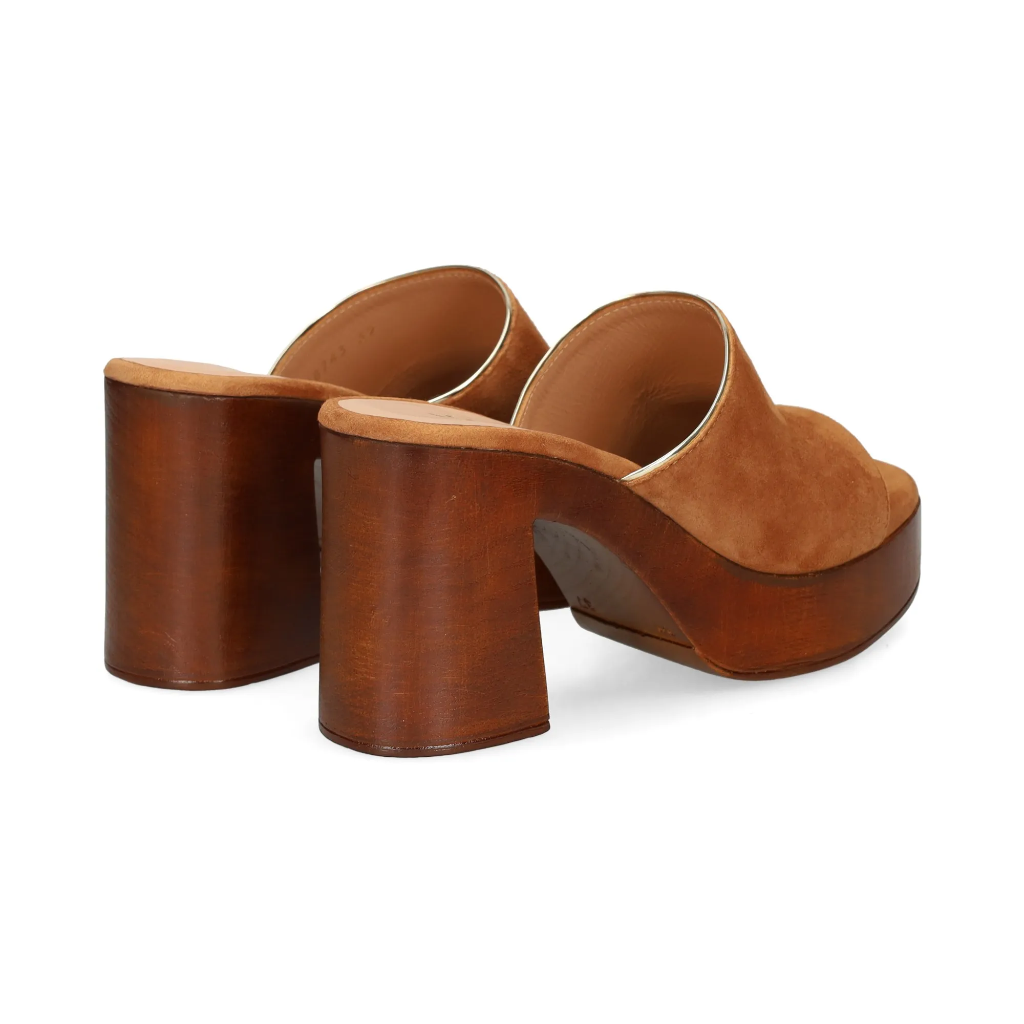 LODI Sandalias con plataforma de Mujer ANTE CUERO