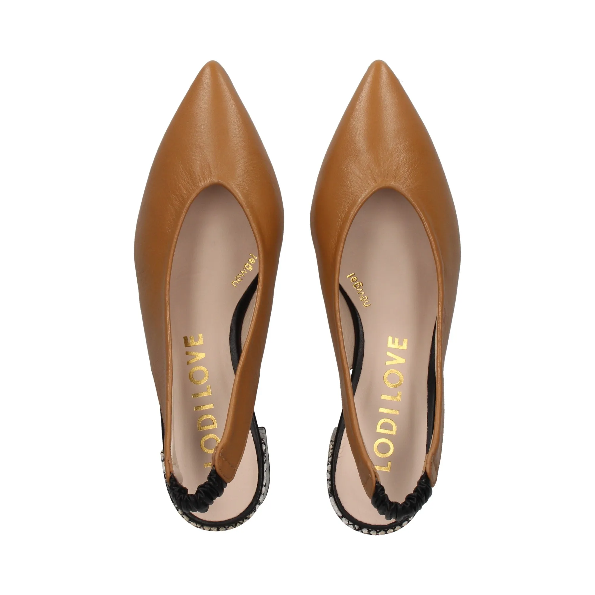 LODI Zapatos de tacón bajo CAMEL