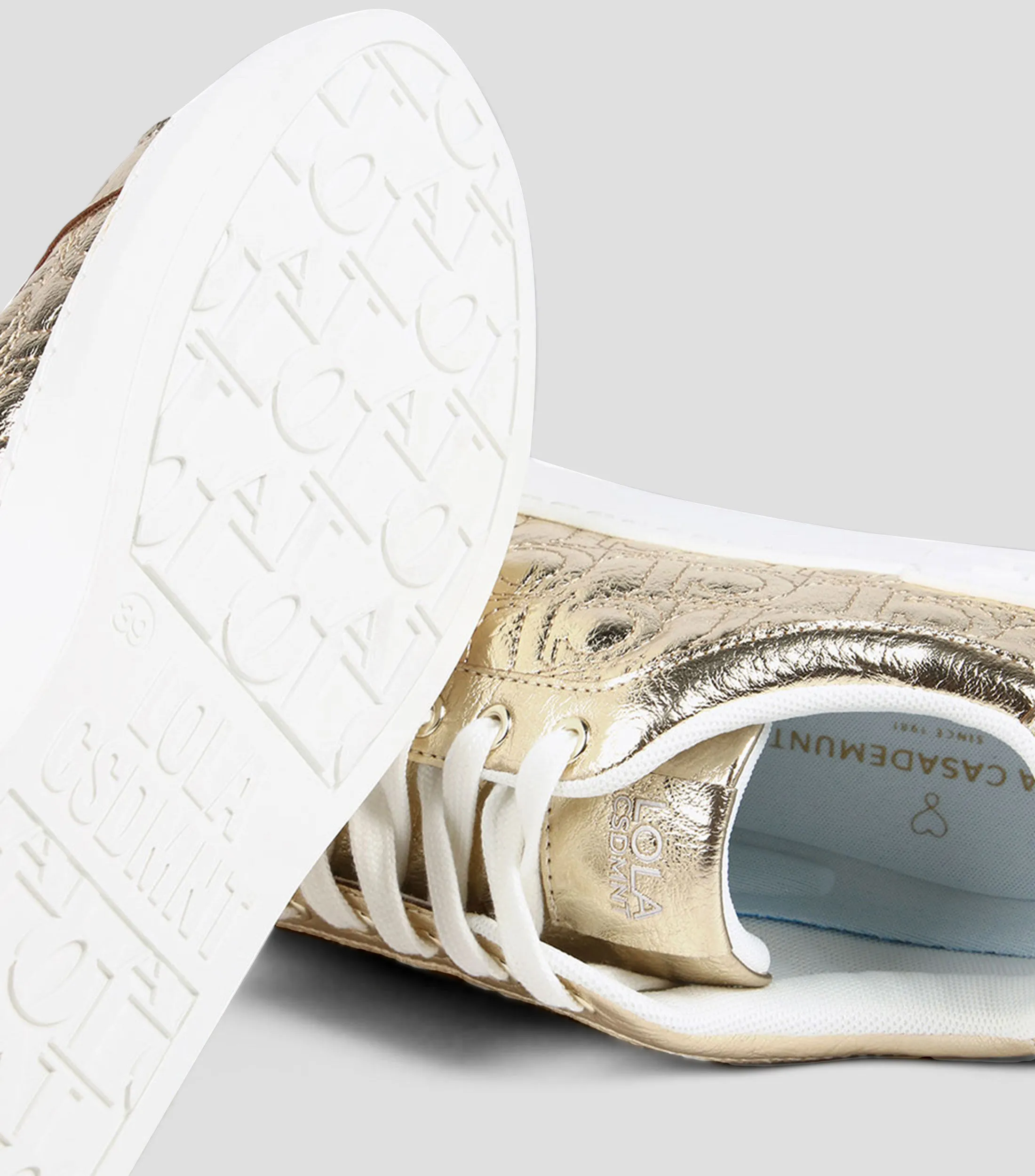 Lola Casademunt Tenis Casuales con Logotipo Mujer