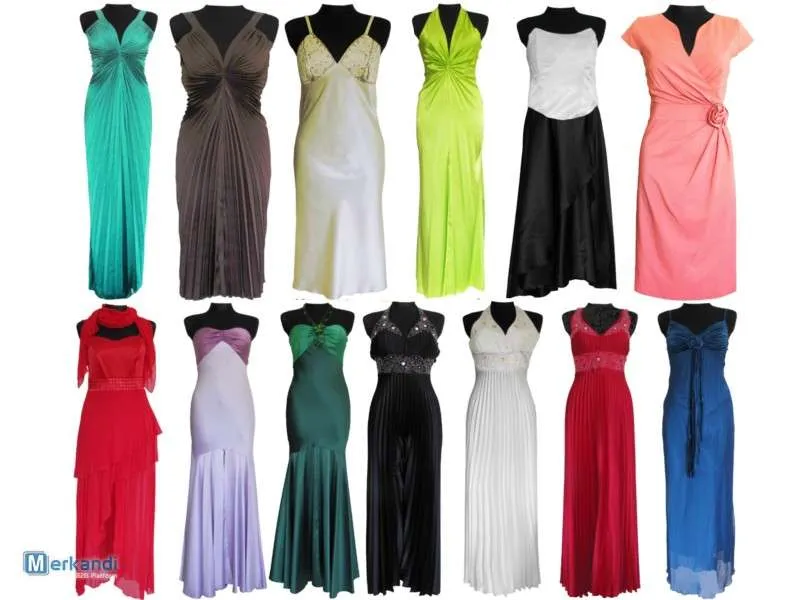 Lote de Vestidos de noche y vestidos de viesta para mujeres amplia gama de colores y tallas