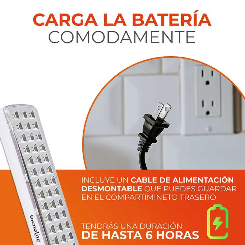 Lámpara LED Emergencia Tecnolite MEBSUTA II 1 W Luz de Día