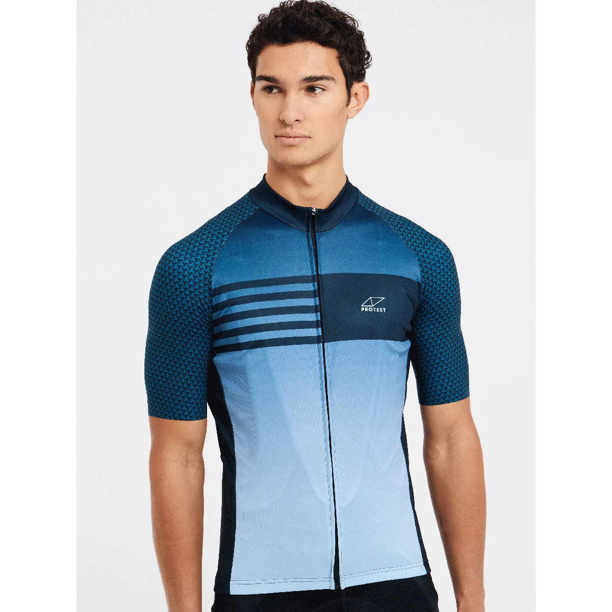 Maillot Ciclismo Hombre Prtgrubb Cycling Jersey Short Protest Azul