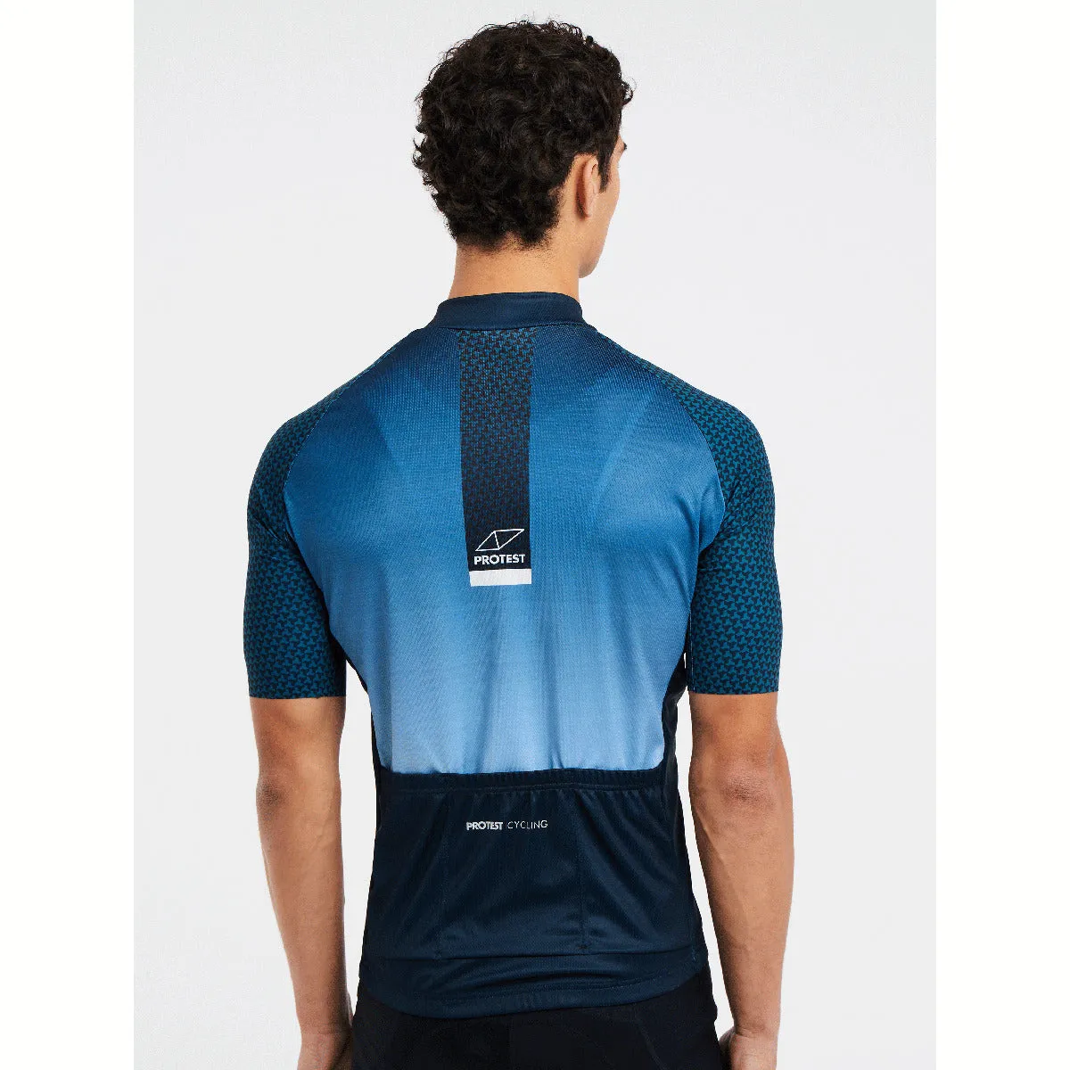 Maillot Ciclismo Hombre Prtgrubb Cycling Jersey Short Protest Azul