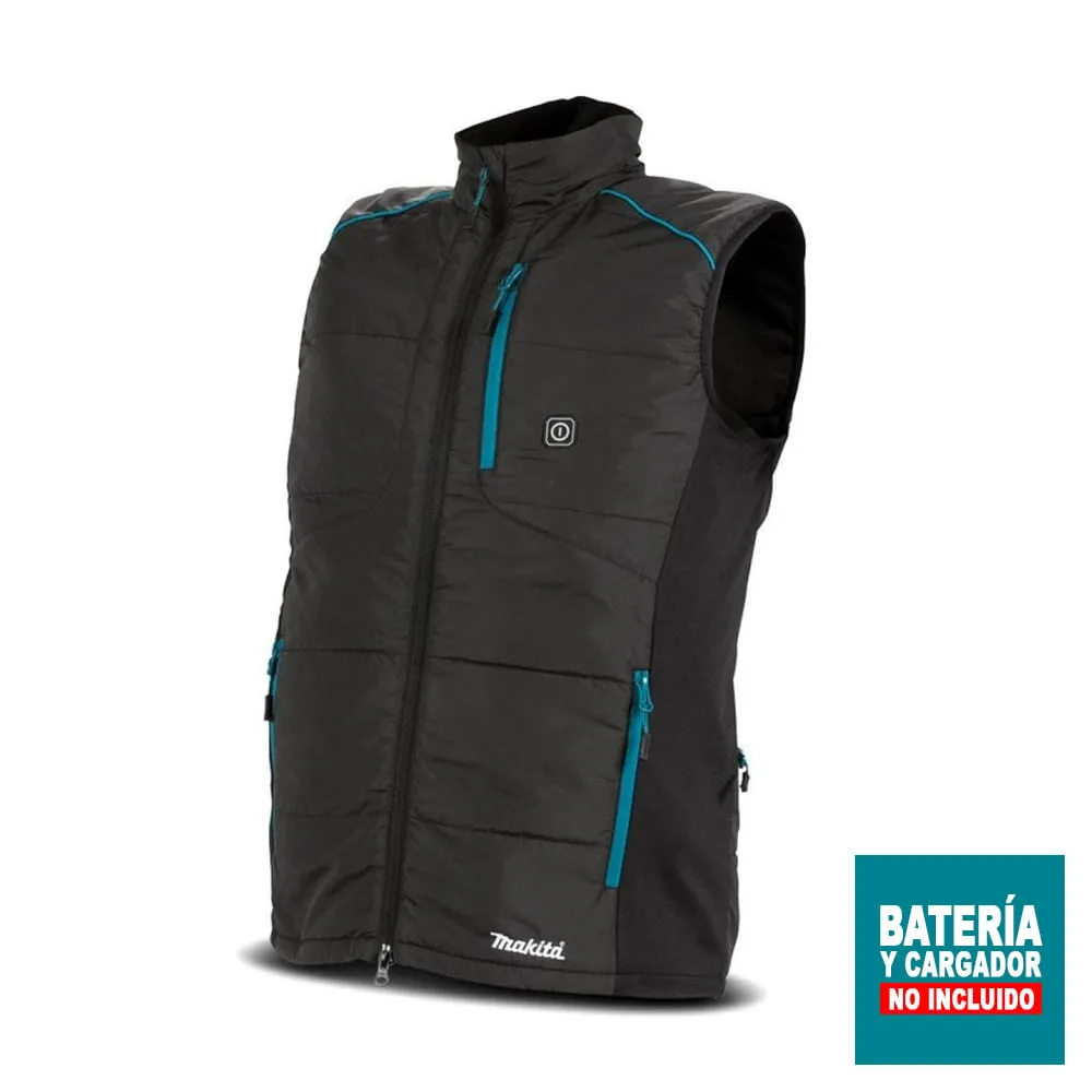 Makita Chaleco Térmico 12V 4 Zonas Calor CXT M Sin Batería