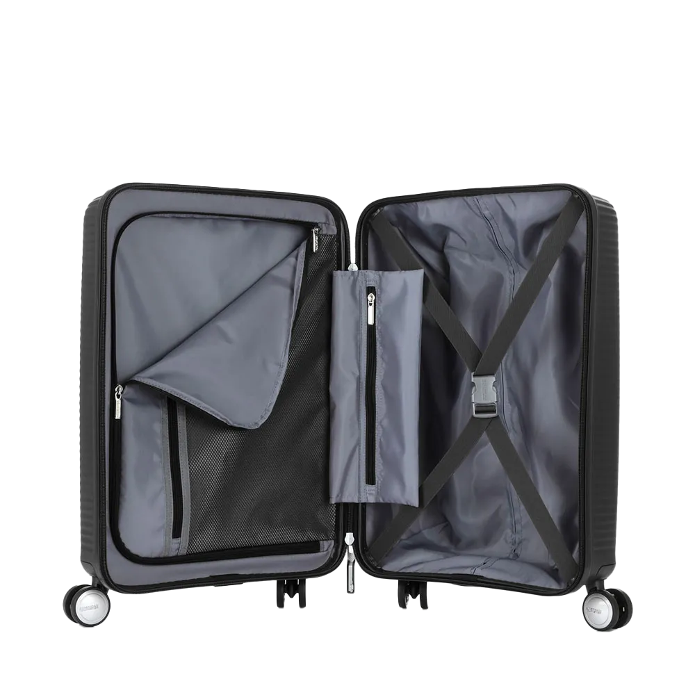 Maleta de cabina Curio negra Front Open