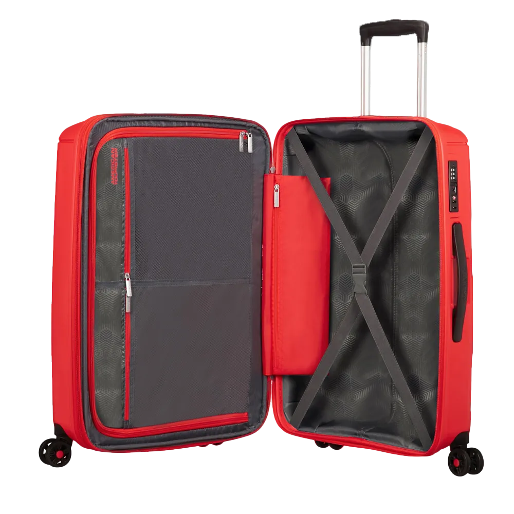 Maleta mediana Sunside Sunset Red