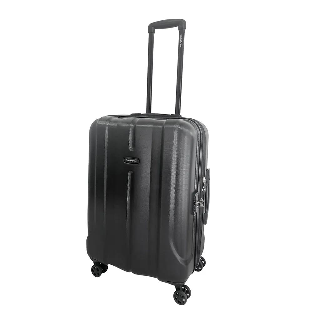 MALETA RíGIDA FIERO 2.0 SPINNER 24  EXPTSA MEDIANA BLACK