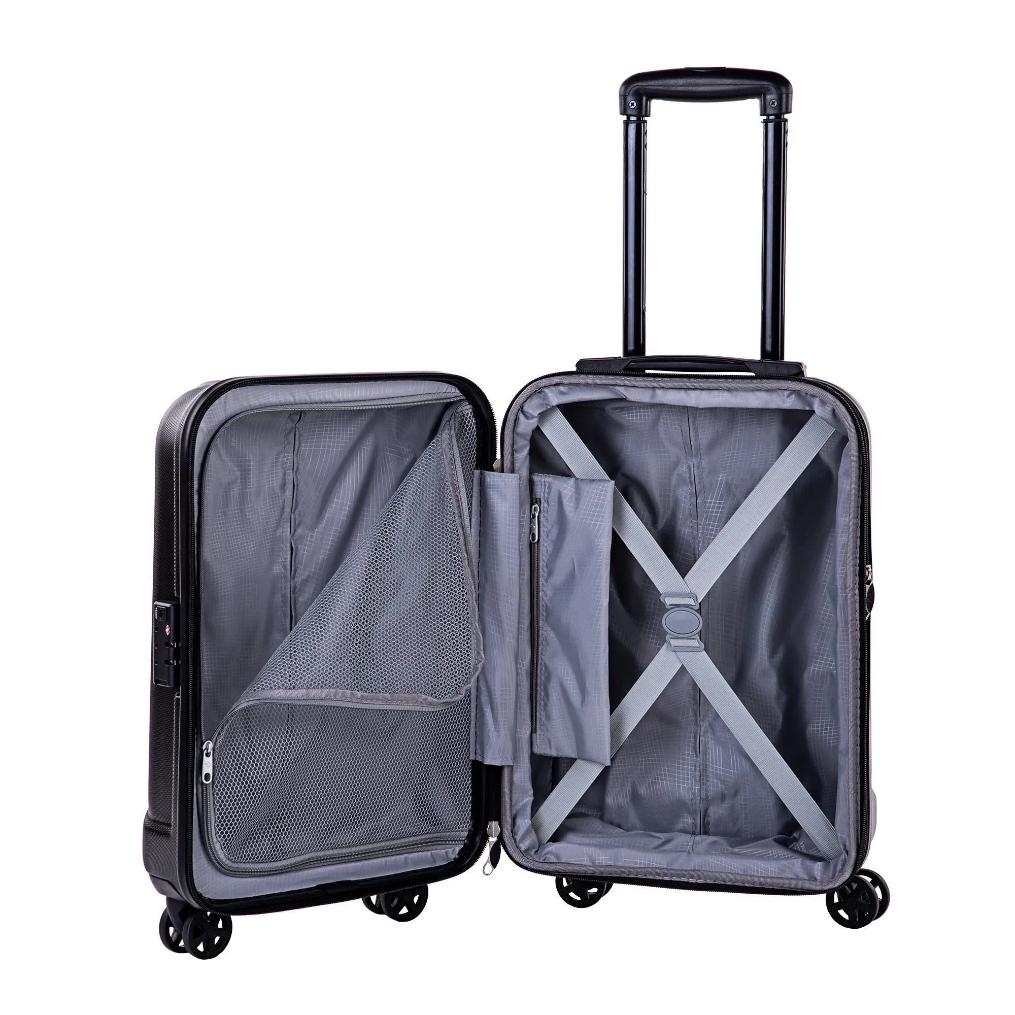 MALETA RíGIDA FIERO 2.0 SPINNER TCS EXPTSA CABINA BLACK