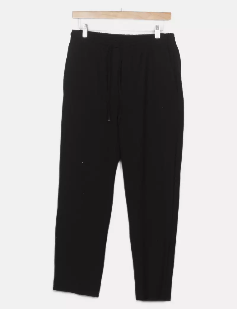 Mango Pantalones de tela Fluido