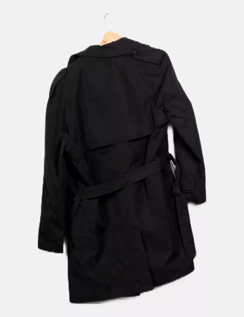 Mango Trenca negra casual