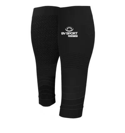 Manguito de compresión para pantorrilla BV sport Booster Elite Evolution (Negro)