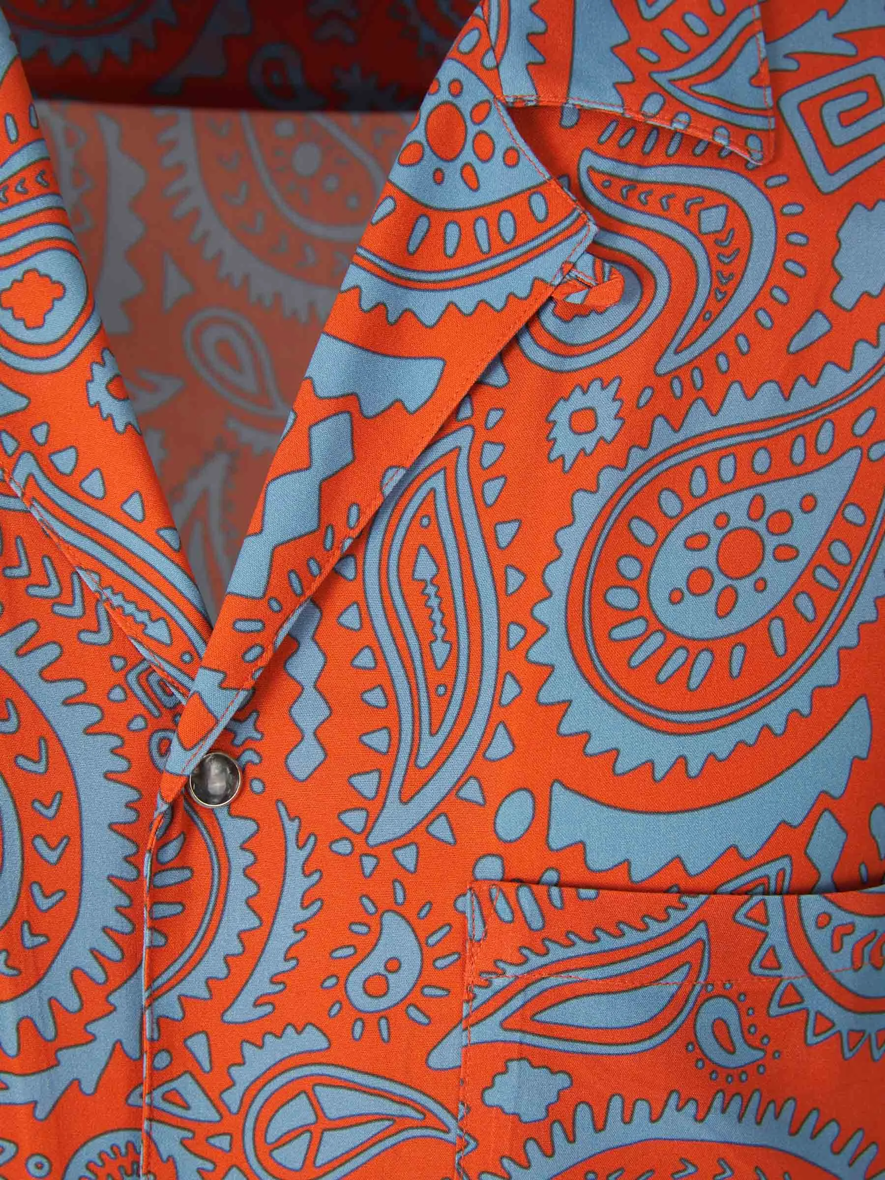 Marcelo Burlon Camisa Motivo Paisley