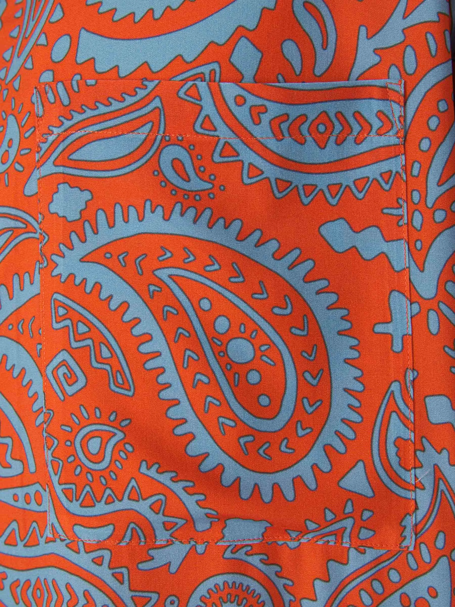 Marcelo Burlon Camisa Motivo Paisley