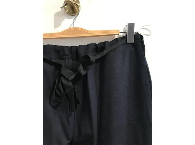 MARNI Pantalón T.ESO 38 Lana Azul 