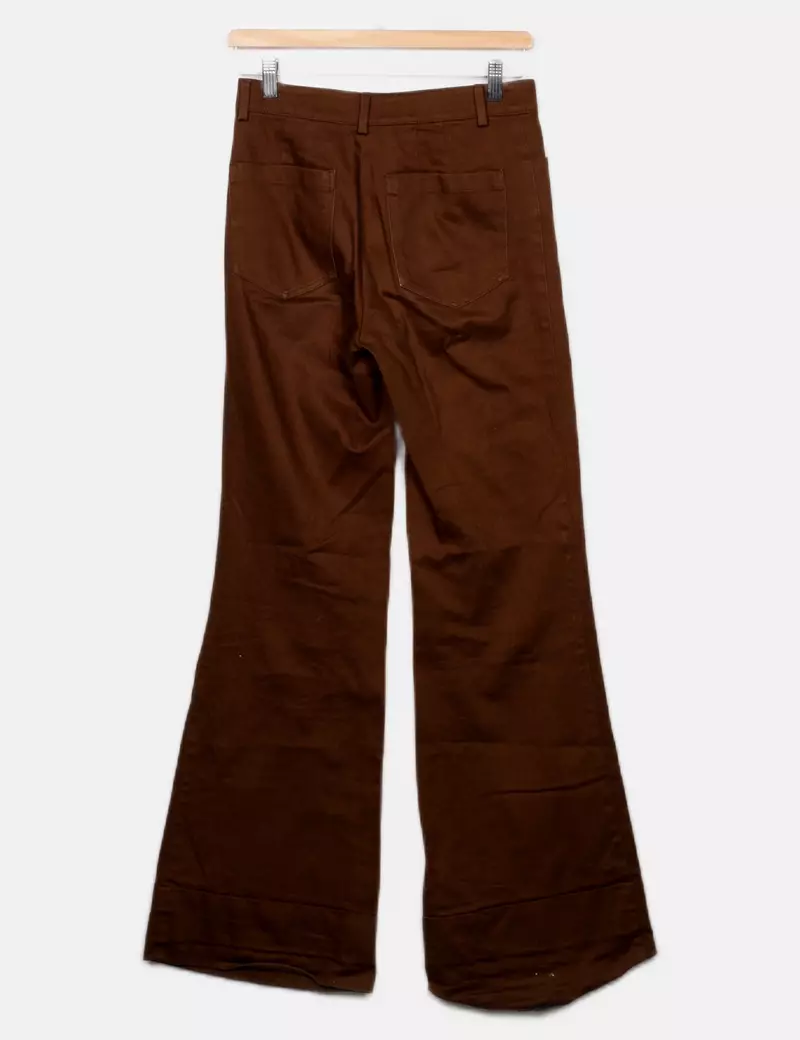 Massimo Dutti Pantalones de tela Rectos