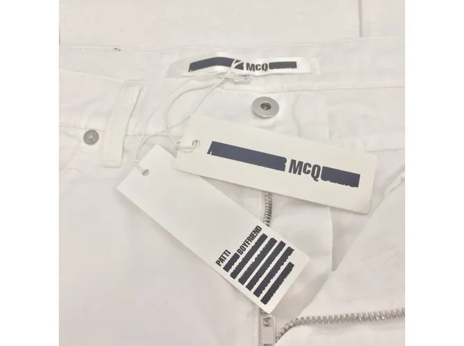 Mcq Pantalones Blanco 
