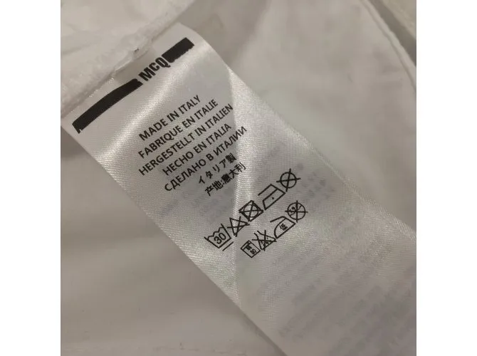 Mcq Pantalones Blanco 