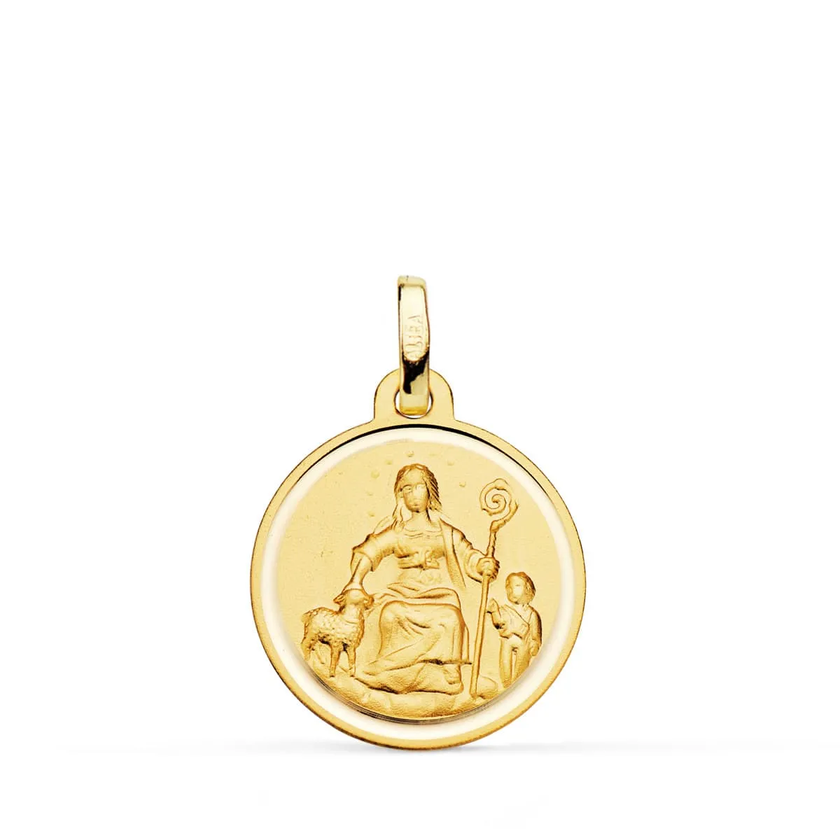 Medalla Oro Virgen Divina Pastora