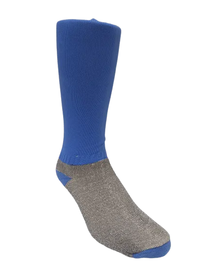 MEDIAS DE FUTBOL CELESTE POR MAYOR 24 PARES  MF CELES