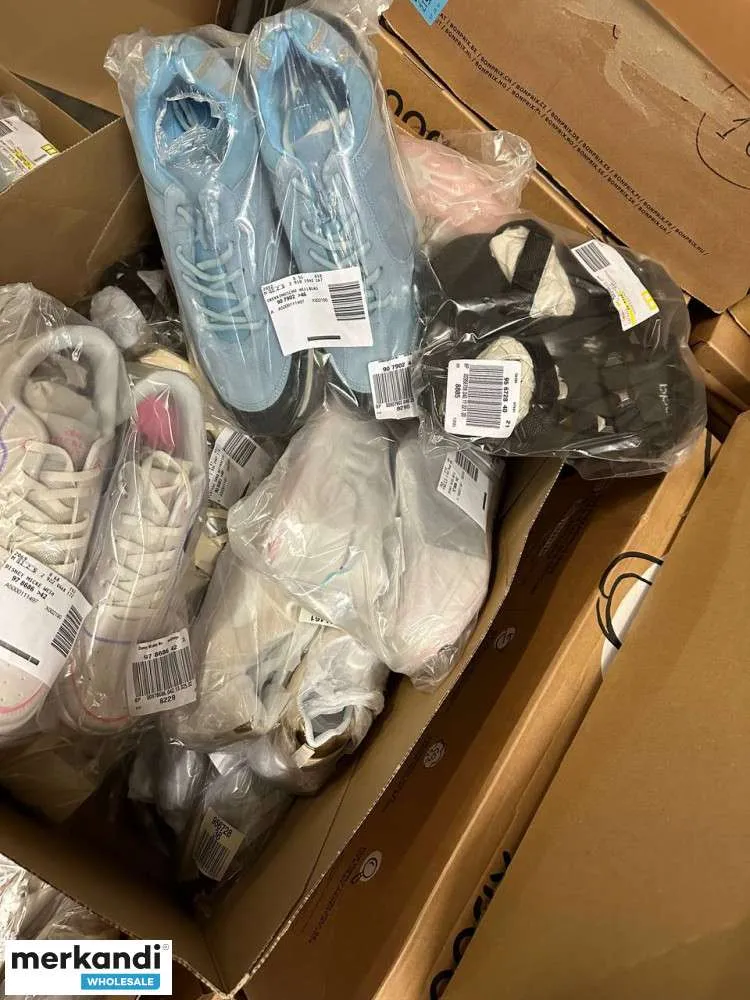 Mezcla versátil de zapatos: 4 € por par y varias tallas, incluyendo Mix Cardboard, A Ware, Remnant Palette, Zapatos de mujer, Za
