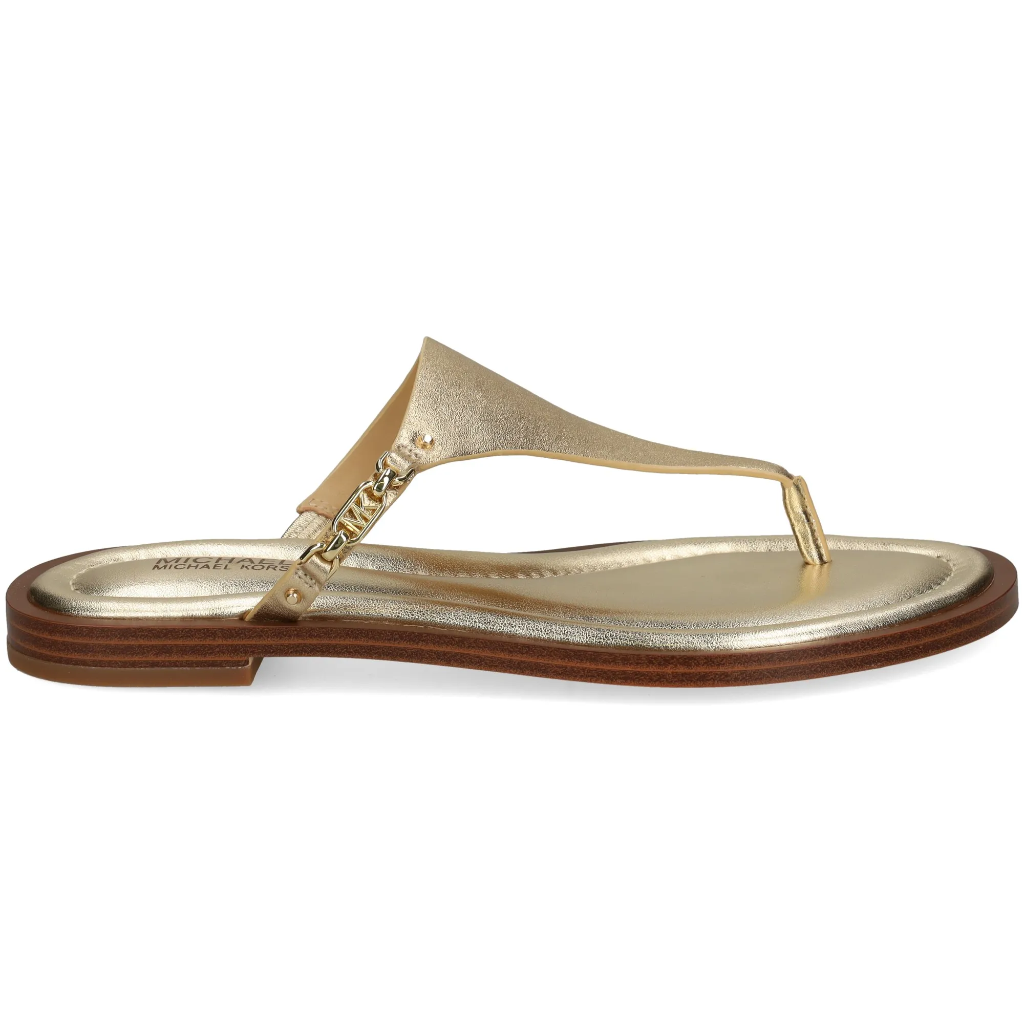 MICHAEL KORS Sandalias planas de Mujer 740 PALE GOLD