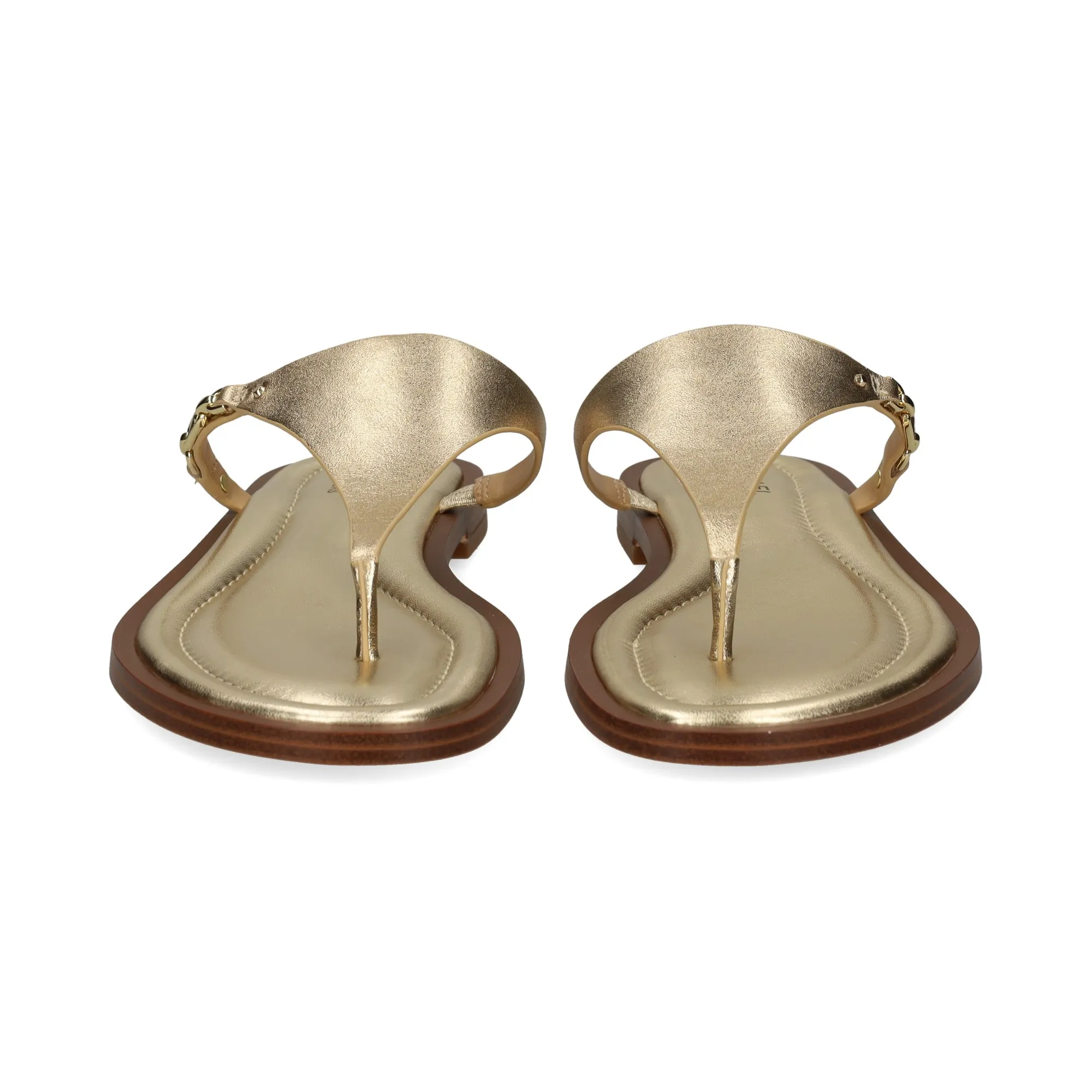 MICHAEL KORS Sandalias planas de Mujer 740 PALE GOLD