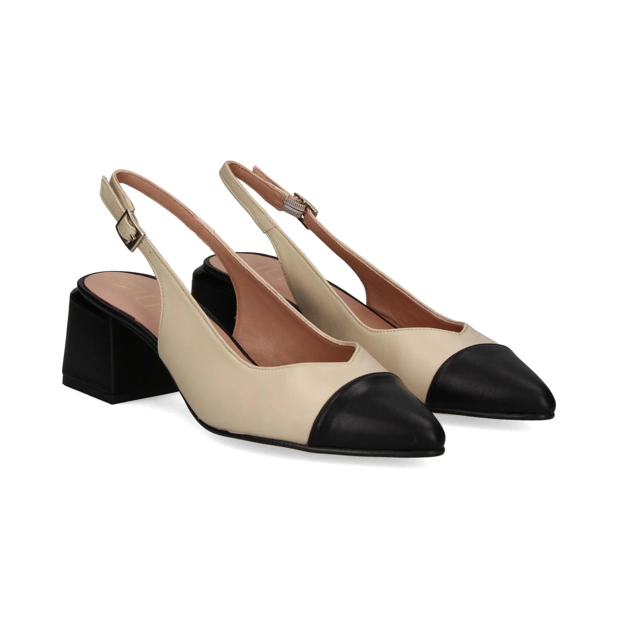 MIUXA Zapatos de tacón bajo NEGRO/MARIOLA