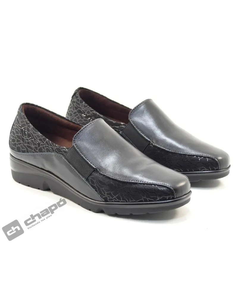 Mocasin Negro Pitillos 10000