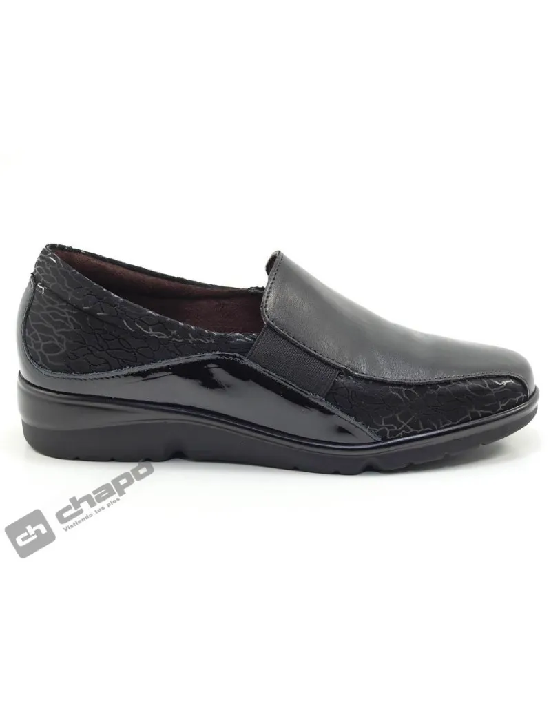 Mocasin Negro Pitillos 10000