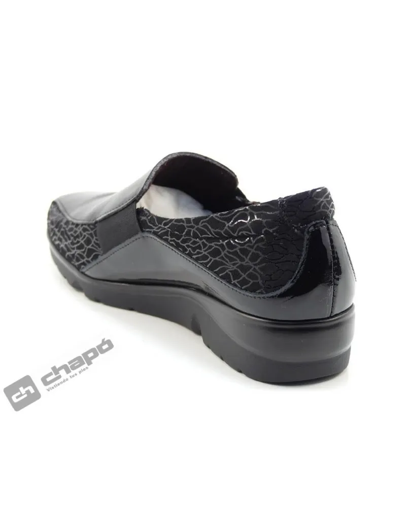 Mocasin Negro Pitillos 10000