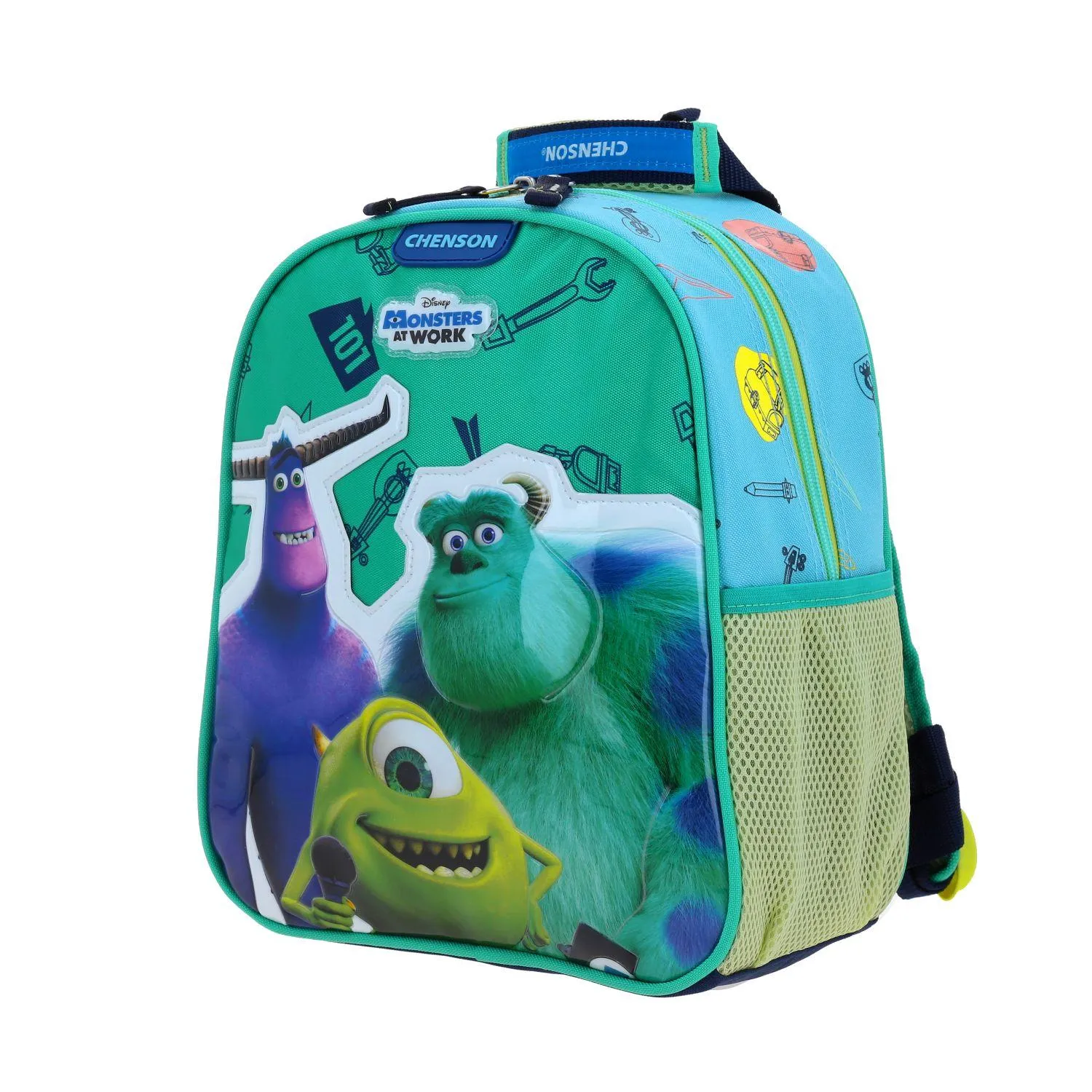 Mochila Chica Azul Monsters At Work Para Nio Chenson Aufter