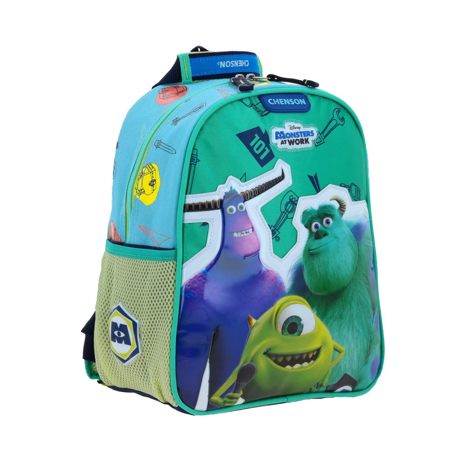 Mochila Chica Azul Monsters At Work Para Nio Chenson Aufter