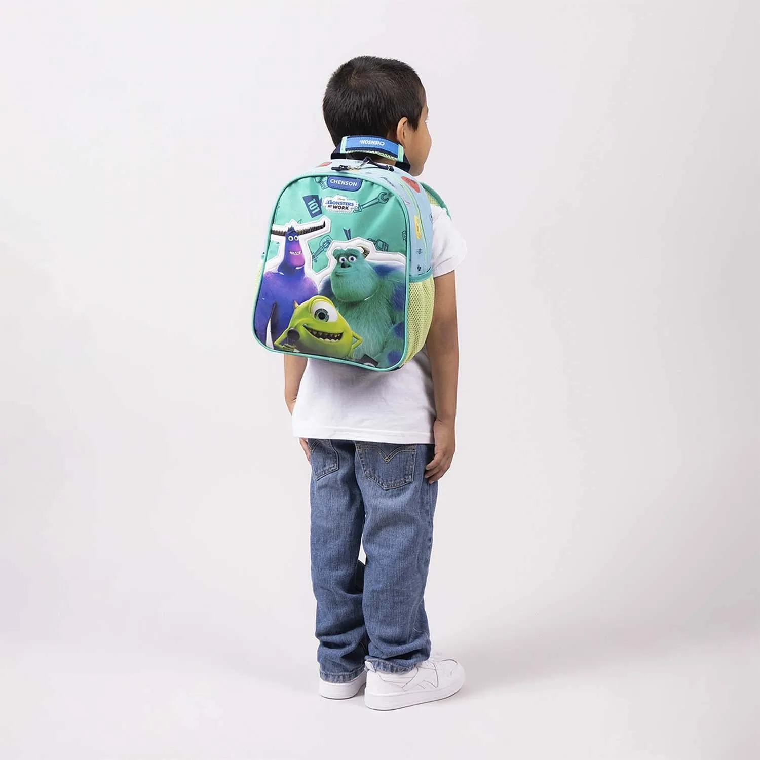 Mochila Chica Azul Monsters At Work Para Nio Chenson Aufter
