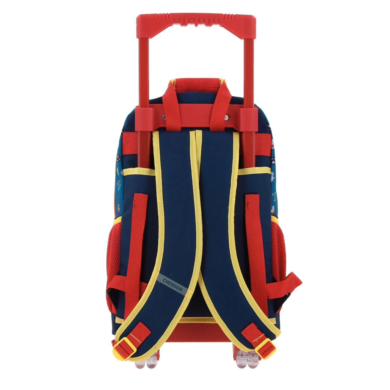 Mochila Con Ruedas Azul Grande Mario Bros Para Nio Chenson Wers