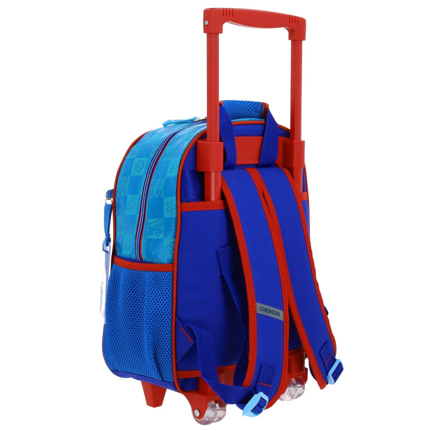 Mochila Con Ruedas Azul Mario Bros Chica Para Nio Chenson Flep