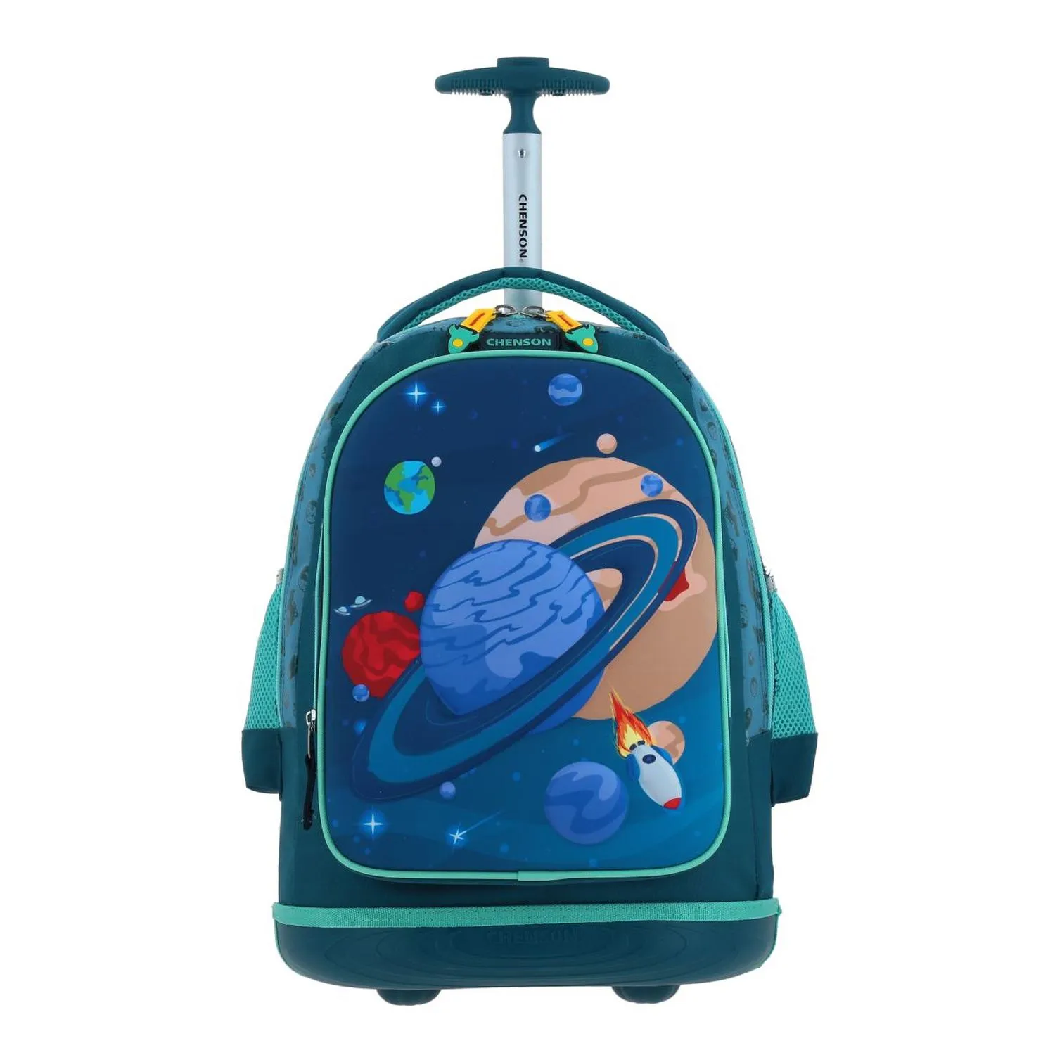 Mochila Con Ruedas Grande Azul Para Nia Chenson Found
