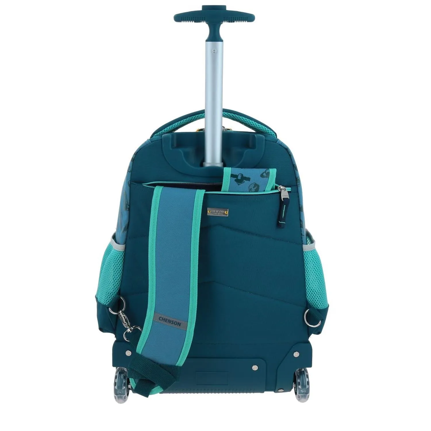 Mochila Con Ruedas Grande Azul Para Nia Chenson Found