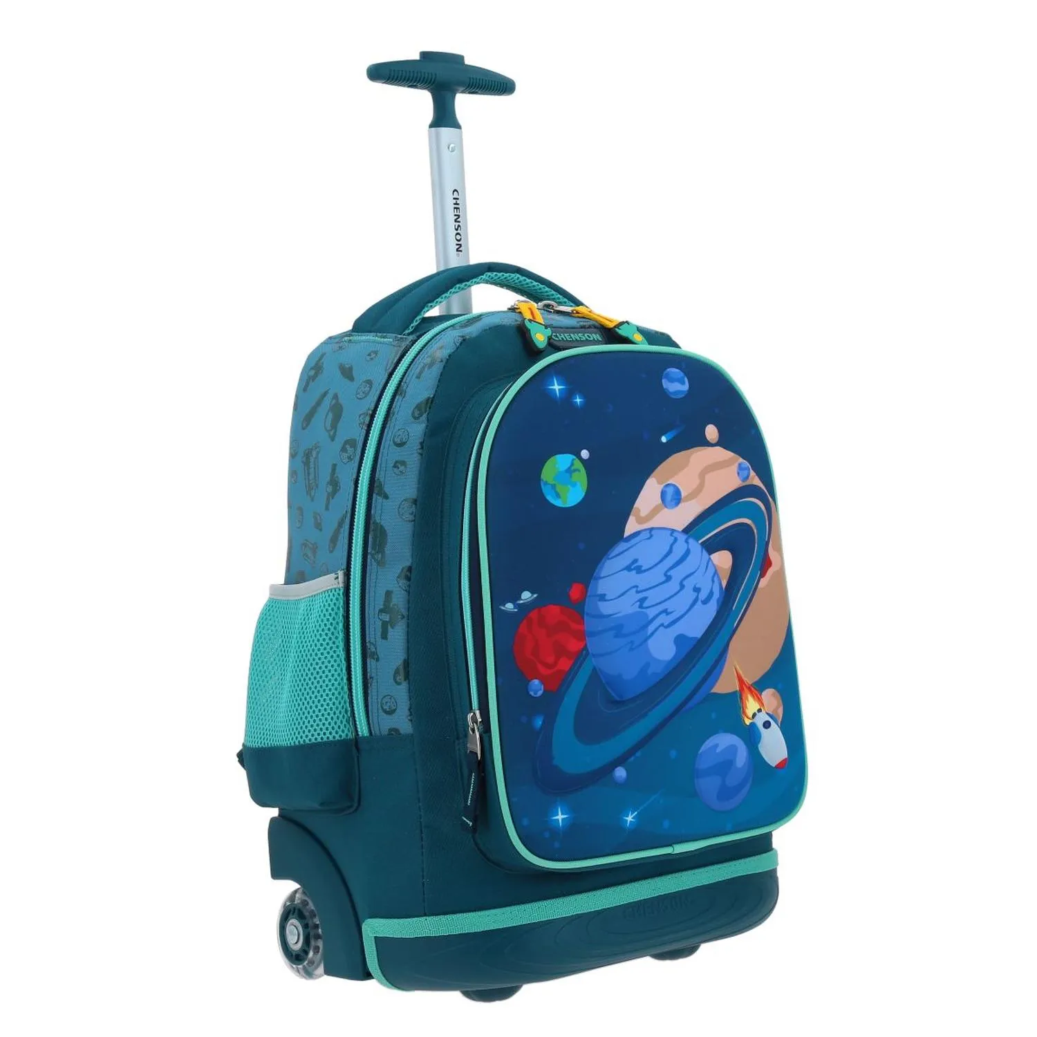 Mochila Con Ruedas Grande Azul Para Nia Chenson Found