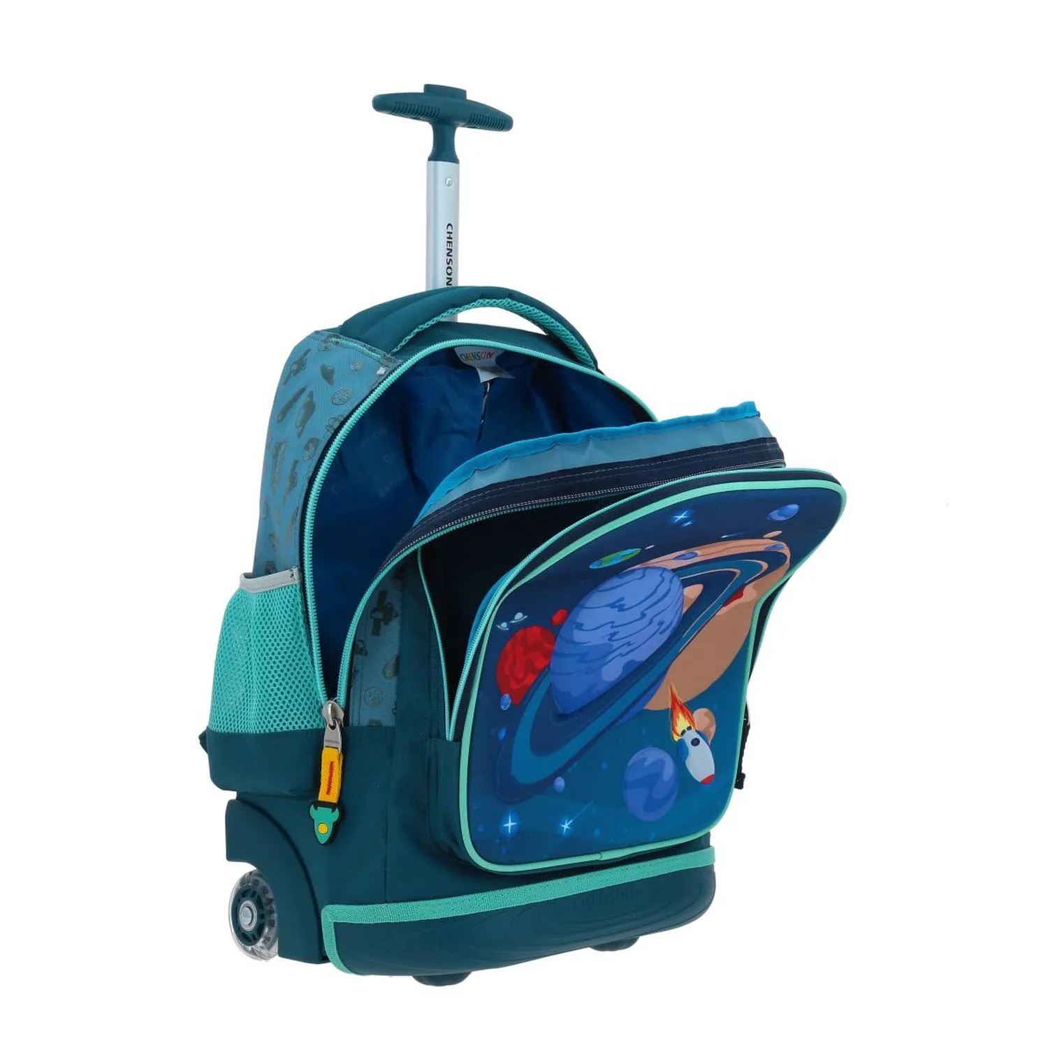 Mochila Con Ruedas Grande Azul Para Nia Chenson Found